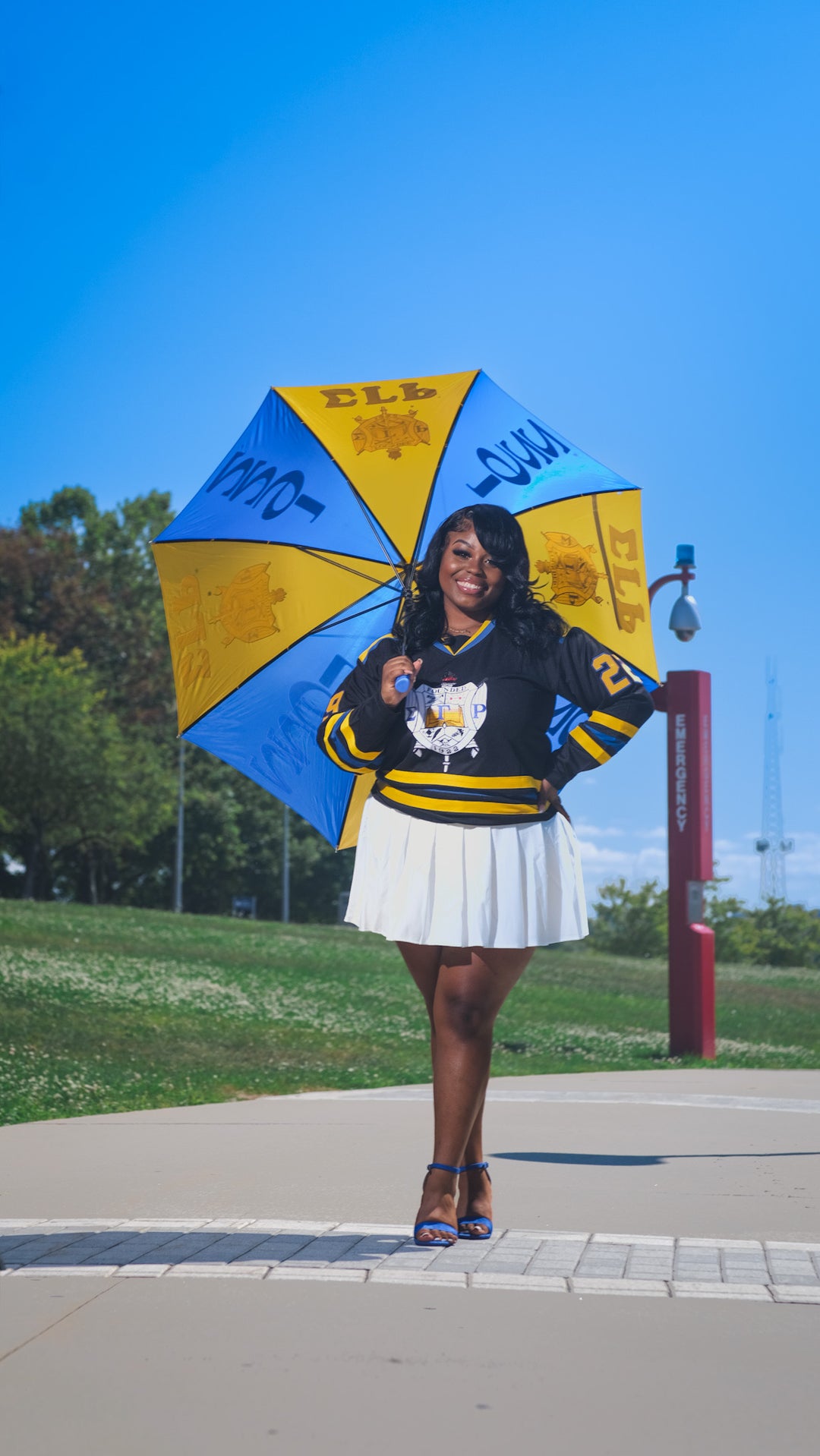 Embroidery Sigma Gamma Rho Hockey Jersey
