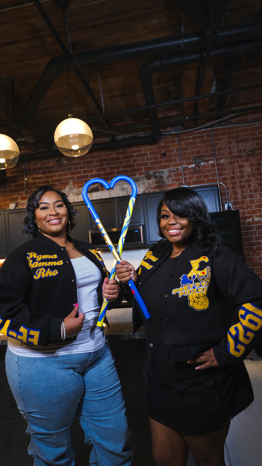 Black Graffiti Sigma Gamma Rho Wool Crop Jacket