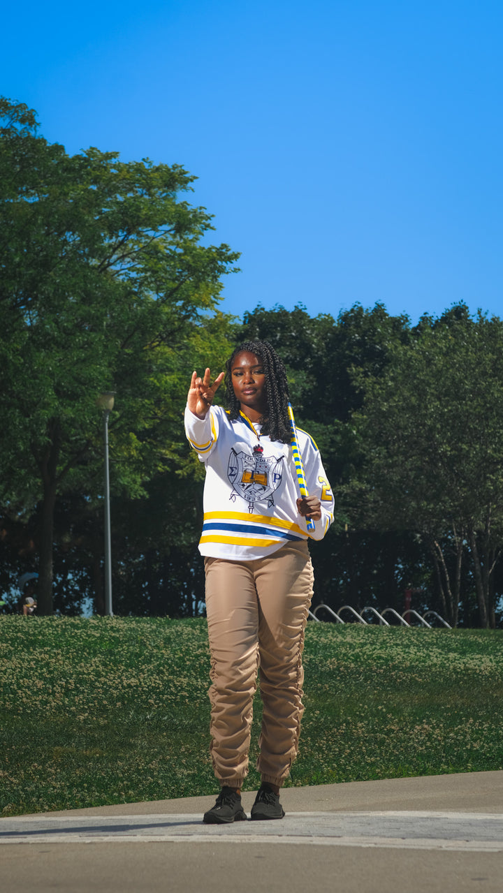 Embroidery Sigma Gamma Rho Hockey Jersey