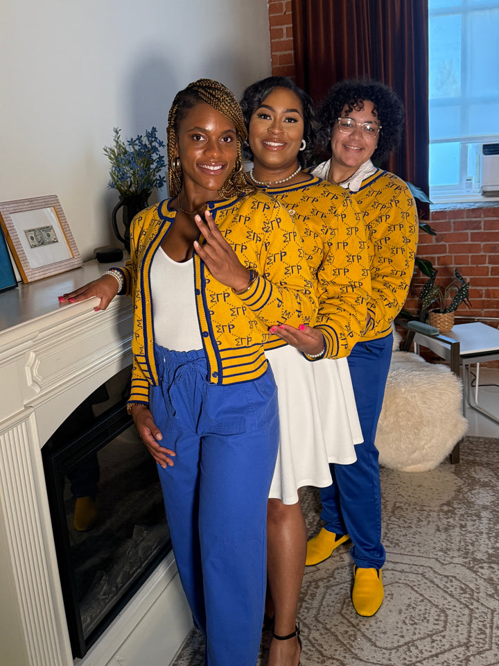 Sigma Gamma Rho Woven Cardigan