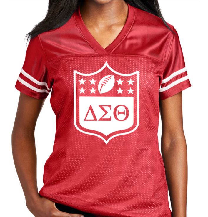 Delta Sigma Theta Football Jersey-MADE TO ORDER: Read Description for turnaround time