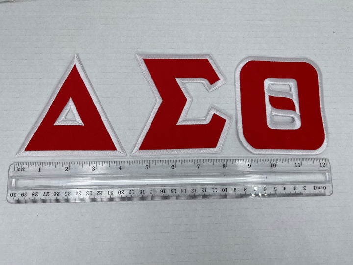 Delta Sigma Theta Greek Letters Iron Patches