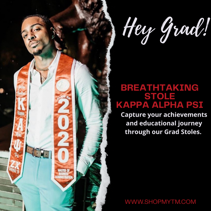 Kappa Alpha Psi Predesigned Graduation Stole
